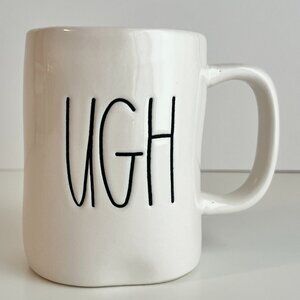 UGH Large Handle Coffee Mug Rae Dunn Magenta Artisan Collection #200.